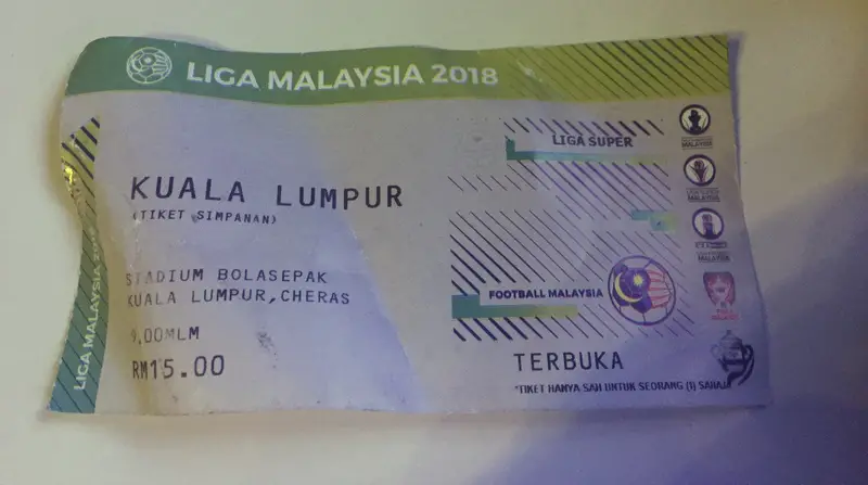 Ticket online bola malaysia