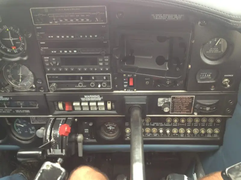 plane controls, Texada Island