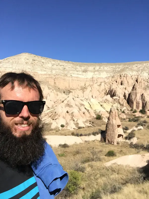 Token Cappadocia selfie without the hot air balloon