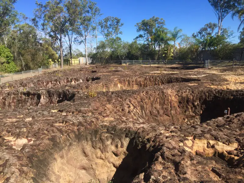 Waterless craters