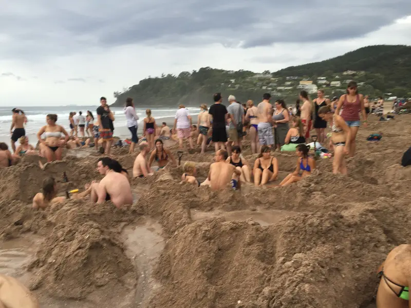 hot water beach