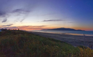 kapiti island sunset