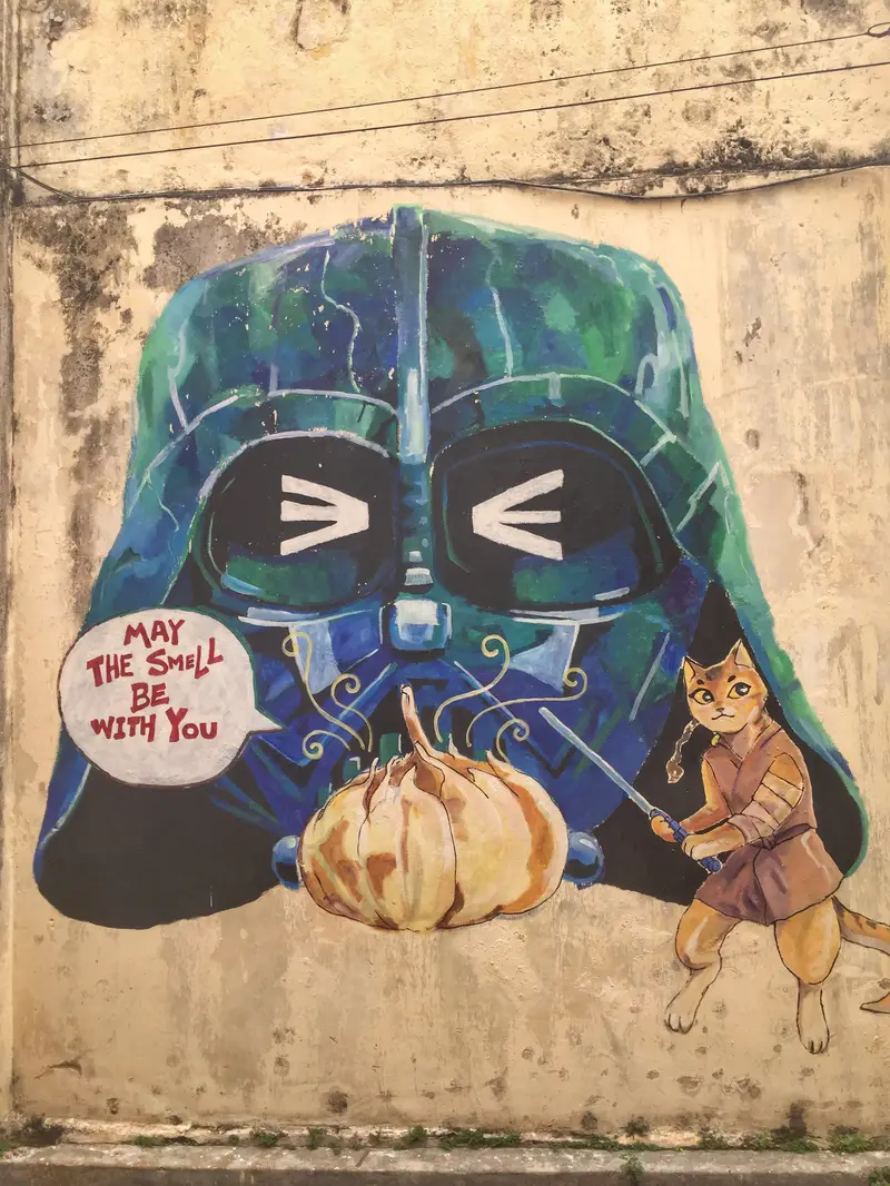 street art star wars ipoh