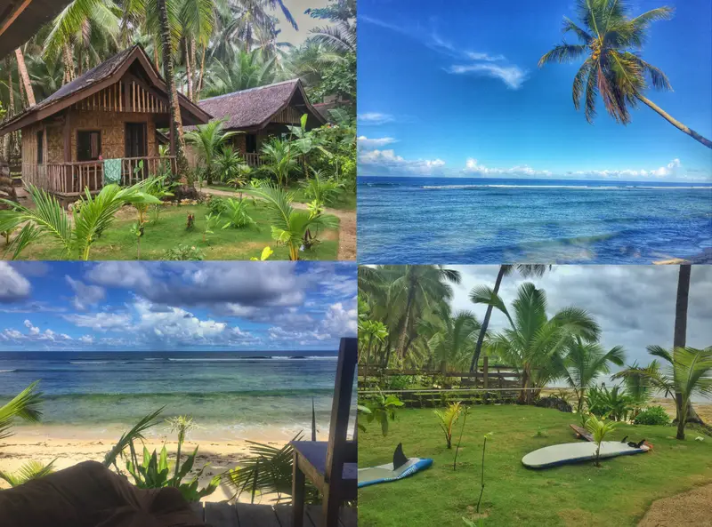 cheap accommodation in siargao at bamboo garden pacifico