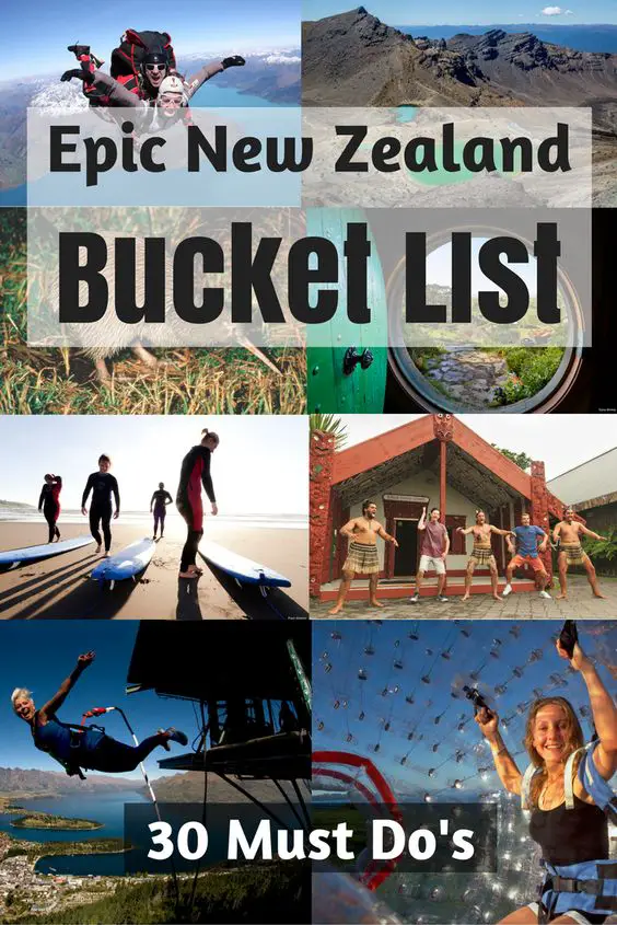 new zealand bucket list items for your trip planning