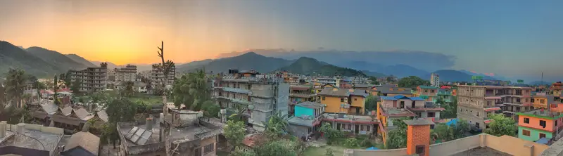 pokhara sunset