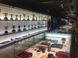 trophies galore at camp nou