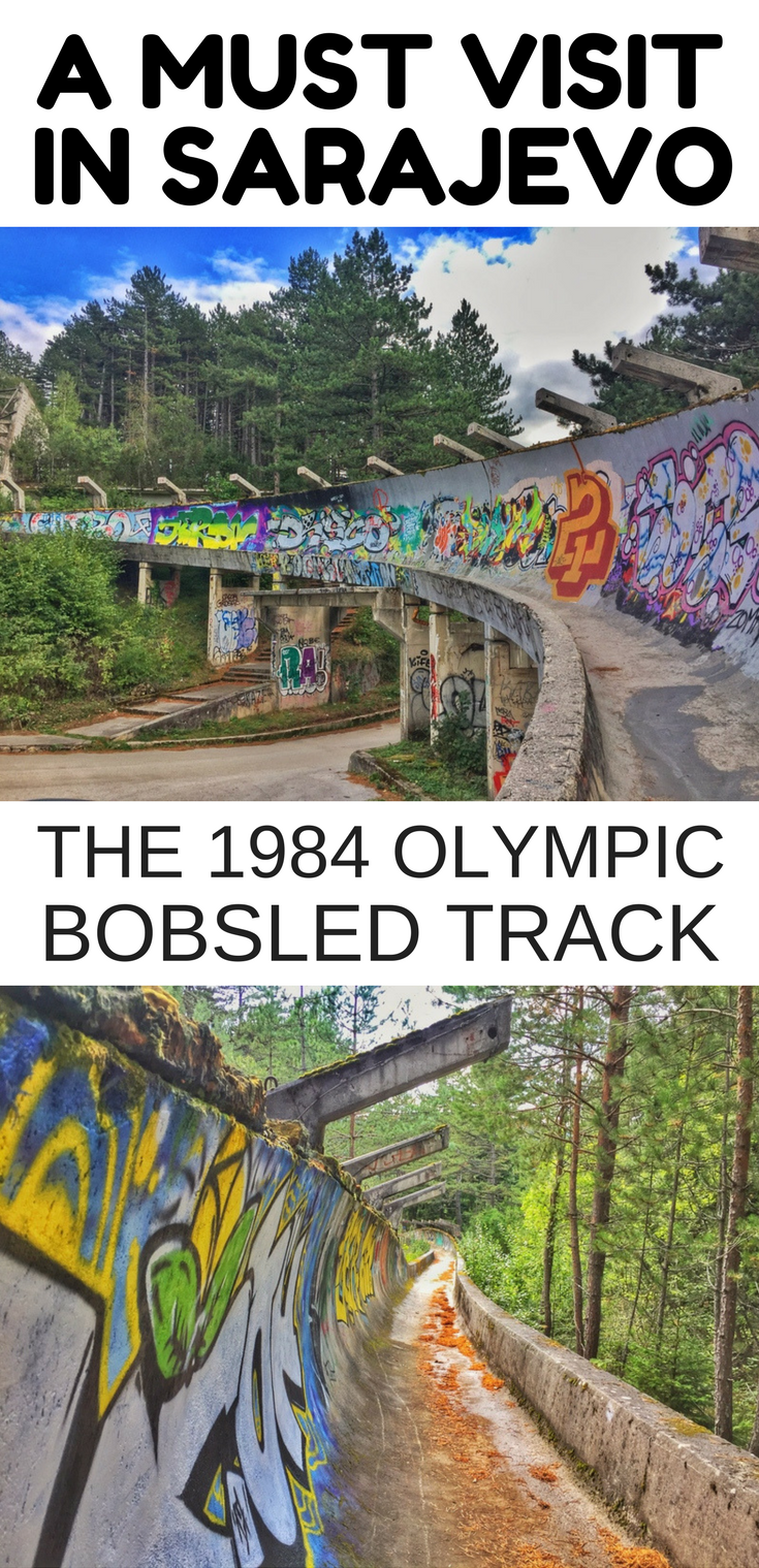 hiking to the sarajevo bobsled track