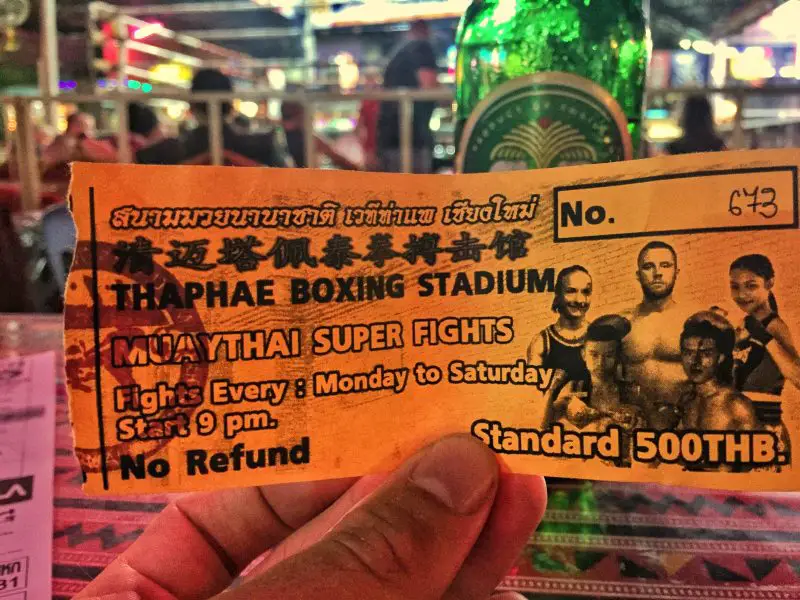 thaepae gate muay thai ticket