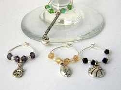 wine charms for football