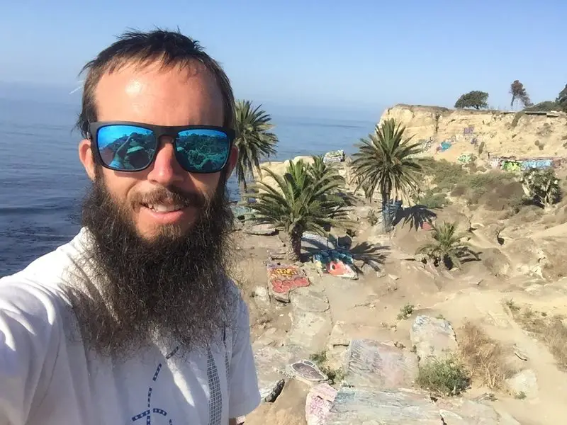 sunken city selfie