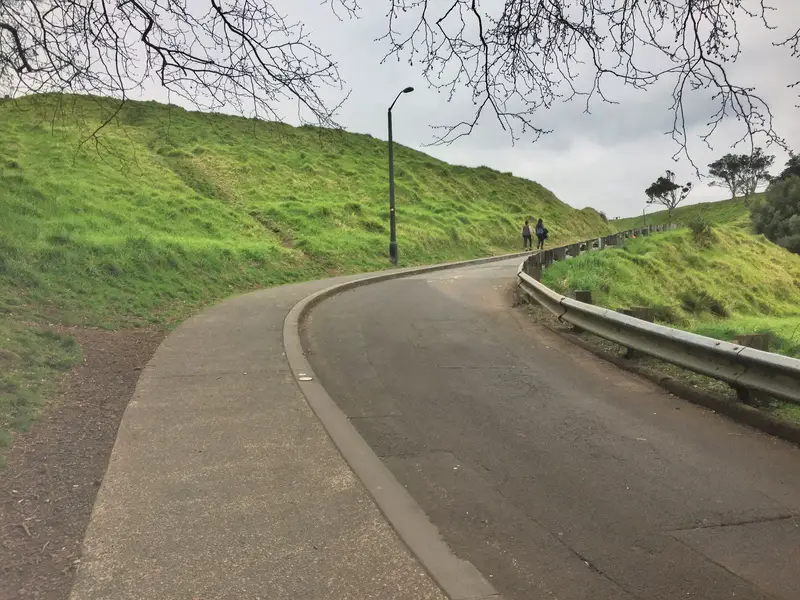 walking up mt eden