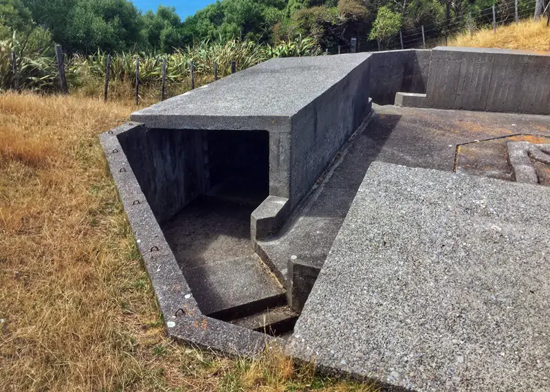 gun emplacement wellington somes